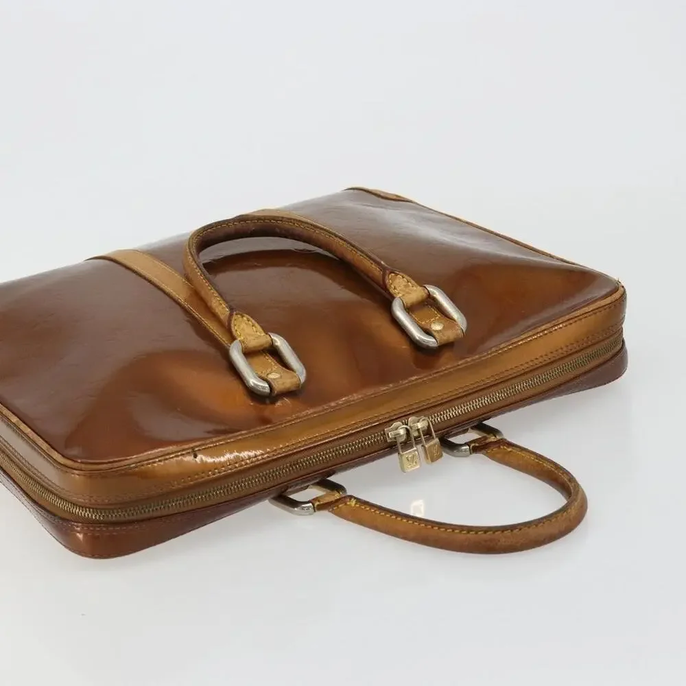 Louis Vuitton Monogram Vernis Van Damme Handbag Gold